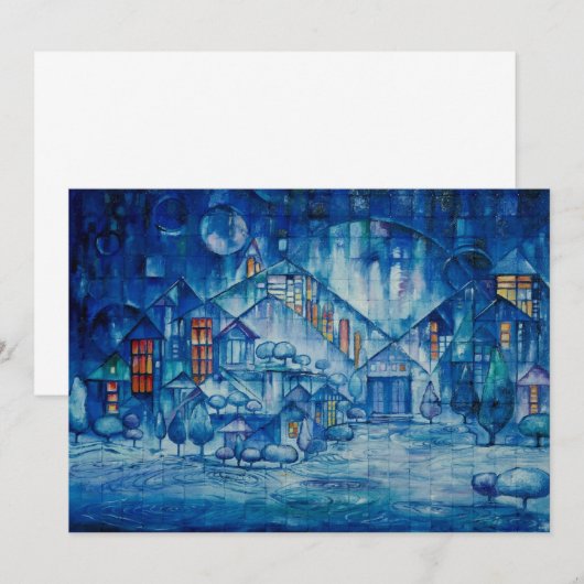 Uitnodiging wintergloed (Voorkant / Achterkant)