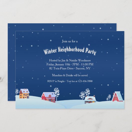 Uitnodiging wintergroep (Voorkant / Achterkant)