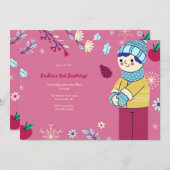 Uitnodiging winterpartij (Voorkant / Achterkant)