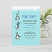 Uitnodiging winterpool (Staand voorkant)