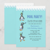 Uitnodiging winterpool (Voorkant / Achterkant)