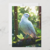 Uitnodiging Witte Vogels in het Groene Woud (Achterkant)