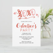 Uitnodiging XOXO Galentine's Day Party (Staand voorkant)