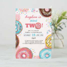 Uitnodiging Yummy Donuts