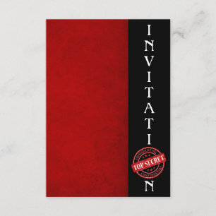 Uitnodiging Zeer geheim Collectief Fun