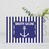 Uitnodiging zeilverjaardag (Staand voorkant)