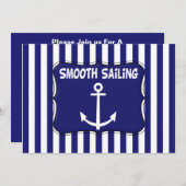 Uitnodiging zeilverjaardag (Voorkant / Achterkant)