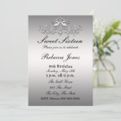 Uitnodiging zestien (Staand voorkant)