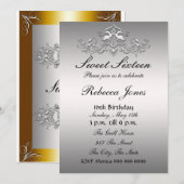 Uitnodiging zestien (Voorkant / Achterkant)