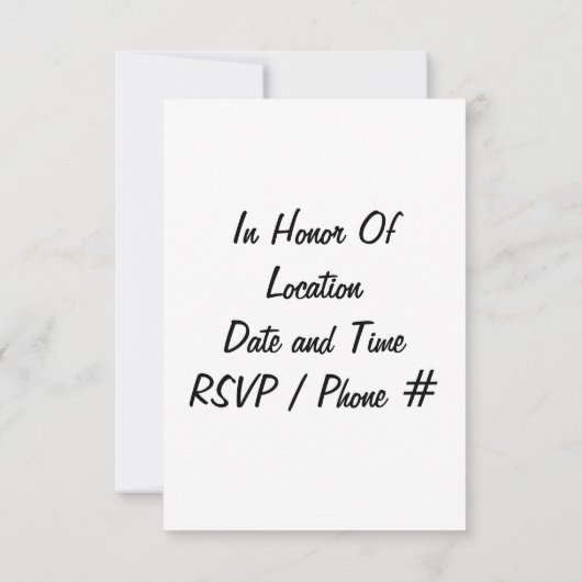 UITNODIGING "ZILVEREN BRUILOFT" (Achterkant)