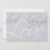 Uitnodiging zilveren huwelijksjubileum (Voorkant)