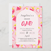 Uitnodiging zoete aardbei (Voorkant)