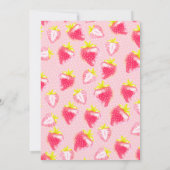 Uitnodiging zoete aardbei (Achterkant)