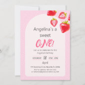 Uitnodiging Zoete Aardbei (Voorkant)