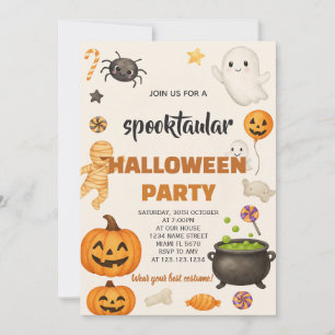 Uitnodiging Zombie Halloween Party