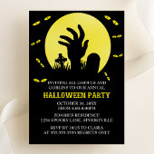 Uitnodiging Zombie Halloween Party