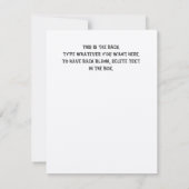 Uitnodiging Zombie-partij past het aan! (Achterkant)