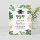 Uitnodiging zomer afstudeerfeest (Staand voorkant)