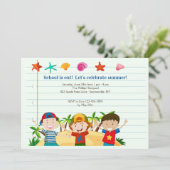 Uitnodiging zomerbakken (Staand voorkant)