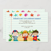 Uitnodiging zomerbakken (Voorkant / Achterkant)