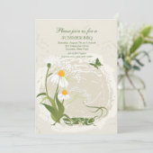 Uitnodiging zomerbloemen (Staand voorkant)