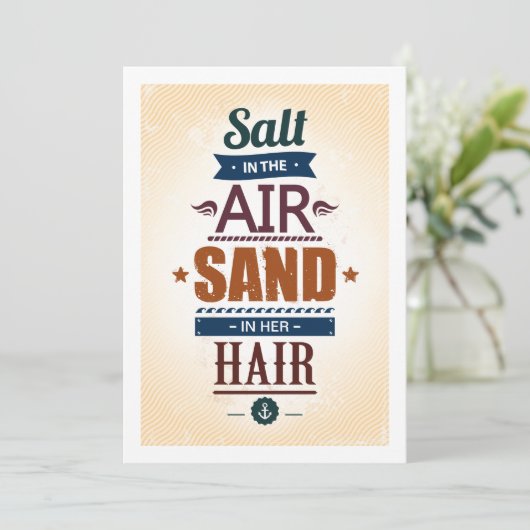 Uitnodiging zomercitaat (Staand voorkant)