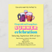 Uitnodiging zomerfeestdag (Voorkant)
