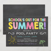 Uitnodiging zomerfeesten scholen (Voorkant / Achterkant)