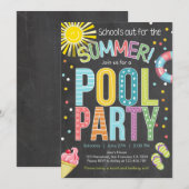 Uitnodiging zomerfeesten scholen (Voorkant / Achterkant)