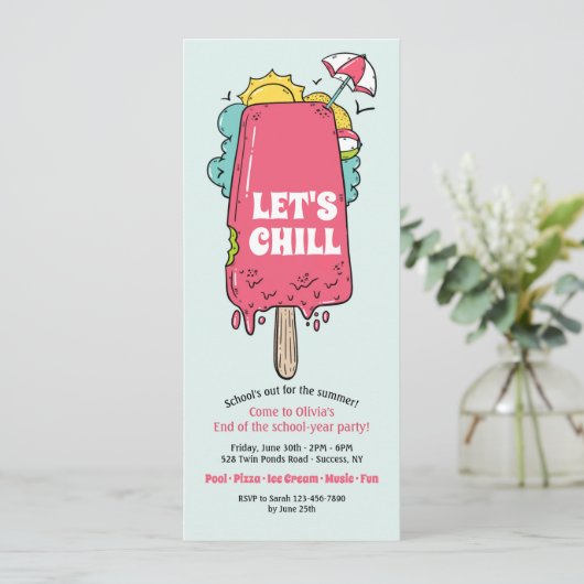 Uitnodiging zomerlicenties (Staand voorkant)