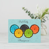 Uitnodiging zomerpool (Staand voorkant)