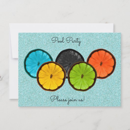 Uitnodiging zomerpool (Voorkant)