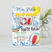 Uitnodiging zomerpool (Staand voorkant)