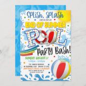 Uitnodiging zomerpool (Voorkant / Achterkant)