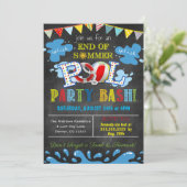 Uitnodiging zomerpool (Staand voorkant)