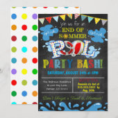 Uitnodiging zomerpool (Voorkant / Achterkant)