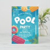 Uitnodiging zomerpool (Staand voorkant)