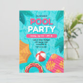 Uitnodiging zomerpool (Staand voorkant)