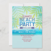 Uitnodiging zomervakantie (Voorkant)