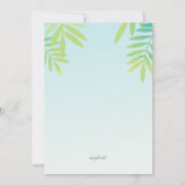 Uitnodiging zomervakantie (Achterkant)