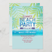 Uitnodiging zomervakantie (Voorkant / Achterkant)