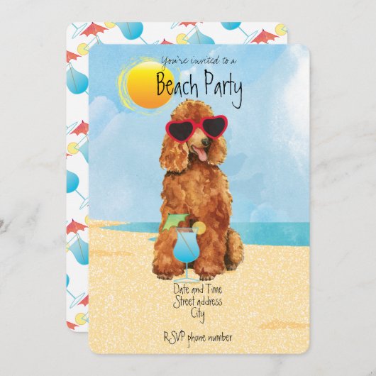 Uitnodiging zomervakantie (Voorkant / Achterkant)