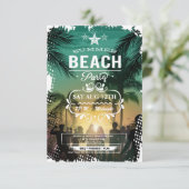 Uitnodiging zomervakantie (Staand voorkant)