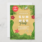 Uitnodiging zomervakantie (Voorkant)