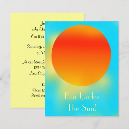 Uitnodiging zondag (Voorkant / Achterkant)