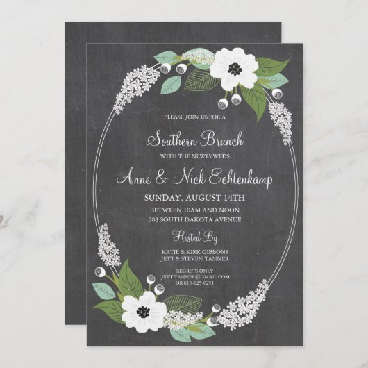 Uitnodiging Zuid-Brunch (Voorkant / Achterkant)