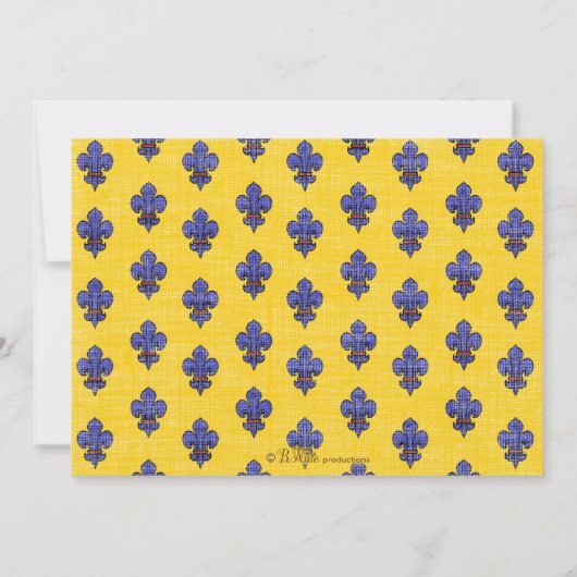 Uitnodiging Zuid-Frankrijk Provencal Party (Achterkant)