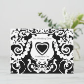 Uitnodiging Zwart Wit Het MUSEUM Zazzle Cadeaus, (Staand voorkant)