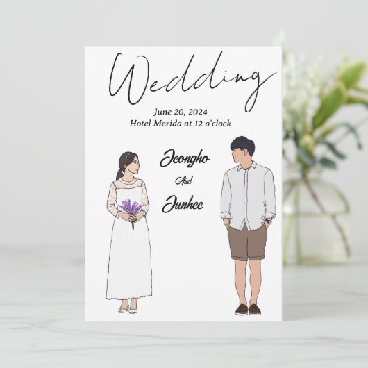 Uitnodigingen (Staand voorkant)