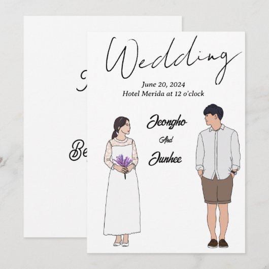 Uitnodigingen (Voorkant / Achterkant)